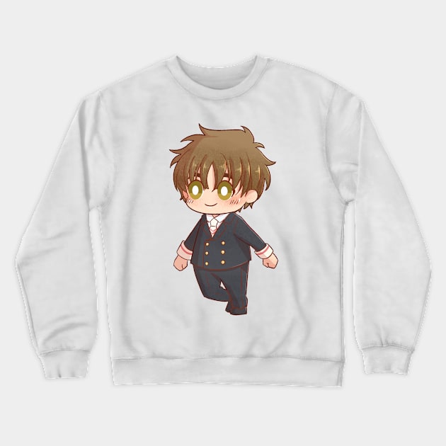 Syaoran Chibi Crewneck Sweatshirt by Merrilisle